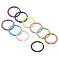 Uxcell Set Of 11 Colors Split Keychain Rings 30mm 1 2inch Key Holder 