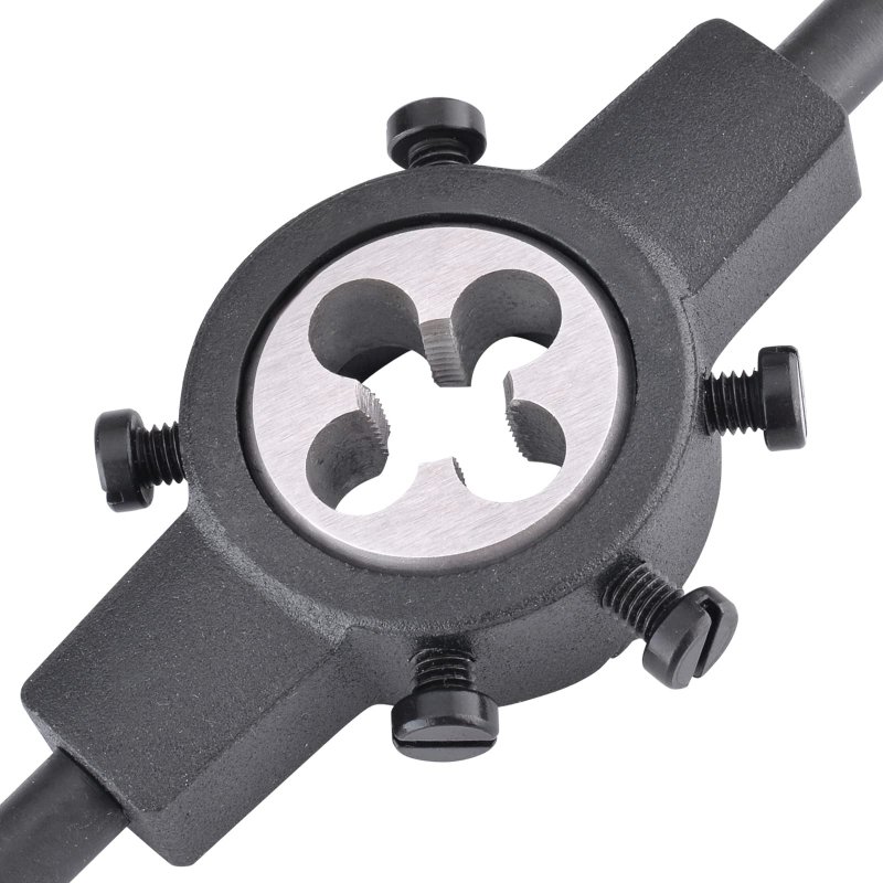 Metric M2x0 4 Round Threading Die Right Hand Alloy Tool Steel For Cutting Or Repairing External Threads 2 Piece Set