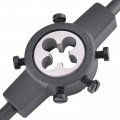 Metric M2x0 4 Round Threading Die Right Hand Alloy Tool Steel For Cutting Or Repairing External Threads 2 Piece Set