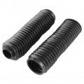1 Pair Fork Boots Motorcycle Black Rubber Front Tubes Sleeve Shock Gaiters Cover For Cqr Atv Dirt Bike 