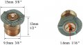 Riverweld Long Glass Cup 103 16a X 2a 9 Tungsten Apdapter Gas Saver Wedge Collet Orifice 1 16 A 1 6mm Assorted Size Kit Wp Sr