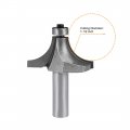 Uxcell Router Bit 1 2 Shank 1-1 Inch Cutting Dia Round Over Corner Flutes Tungsten Steel For Woodworking Milling Cutter Tool