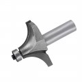 Uxcell Router Bit 1 2 Shank 1-1 Inch Cutting Dia Round Over Corner Flutes Tungsten Steel For Woodworking Milling Cutter Tool