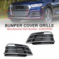 Topteng Front Bumper Grille Grill 80a807679mru6 Fit For Audi Sq5 Q5 Sline 2018-2022 Only Doesn T Standard Version