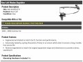 Rear Left Driver Side Window Regulator Compatible With 2003-2009 Hummer H2