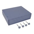 Electrical Project Box Abs Plastic Junction Enclosure Case Gray 5 91 In X 4 72 1 57 Compact Screw Design For Electronics
