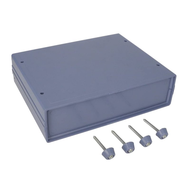 Electrical Project Box Abs Plastic Junction Enclosure Case Gray 5 91 In X 4 72 1 57 Compact Screw Design For Electronics