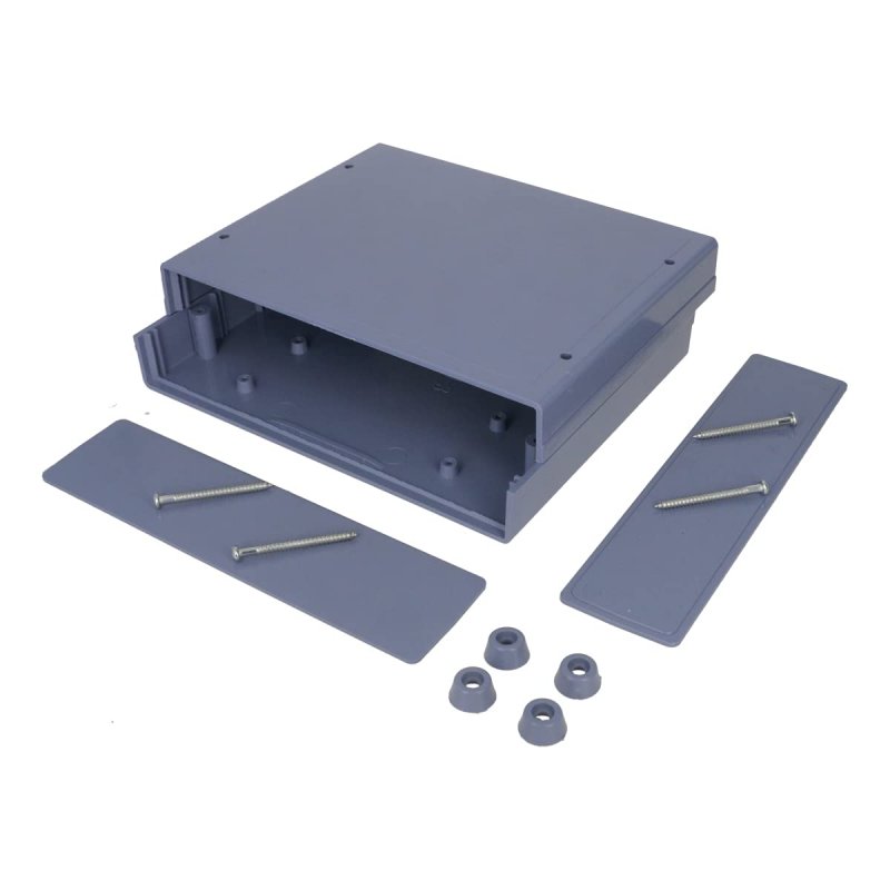 Electrical Project Box Abs Plastic Junction Enclosure Case Gray 5 91 In X 4 72 1 57 Compact Screw Design For Electronics