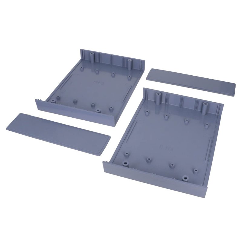 Electrical Project Box Abs Plastic Junction Enclosure Case Gray 5 91 In X 4 72 1 57 Compact Screw Design For Electronics