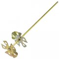 Kraft Tool Dc304 Spiffy Mixer 24-inch Shaft With 2 Welded Wheels 