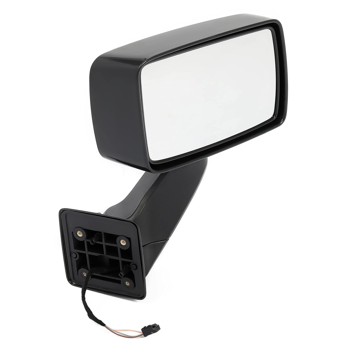 Right Power Mirror For 2006-2010 Hummer H3 2009-2010 H3t Replacement 20836084 Outside Assembly Black Passenger Side