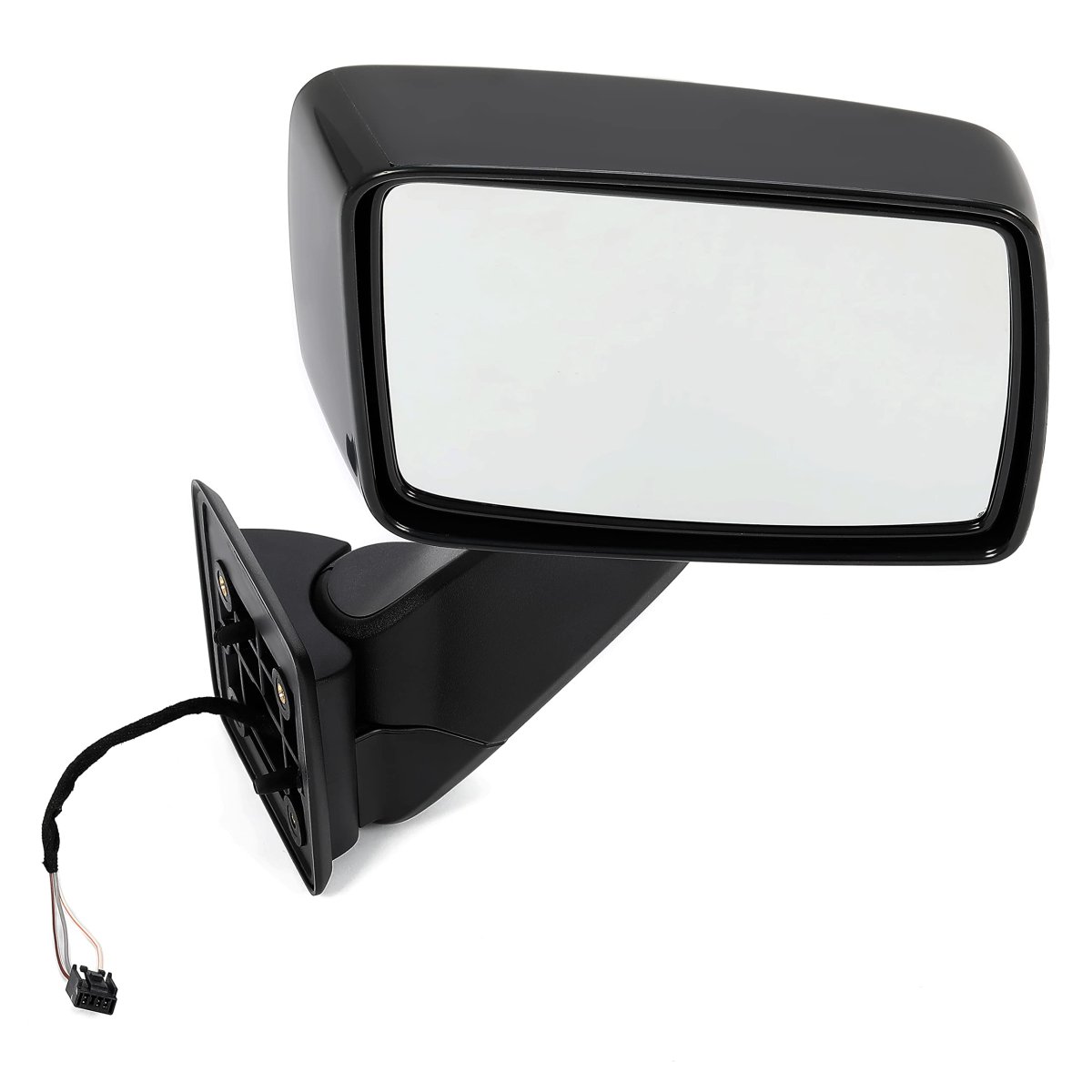 Right Power Mirror For 2006-2010 Hummer H3 2009-2010 H3t Replacement 20836084 Outside Assembly Black Passenger Side