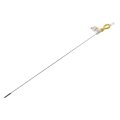 Engine Oil Dipstick For Chevy Hhr 2009 2010 2011 Braided Stainless Steel With Yellow Plastic Handle Part Number 12657799