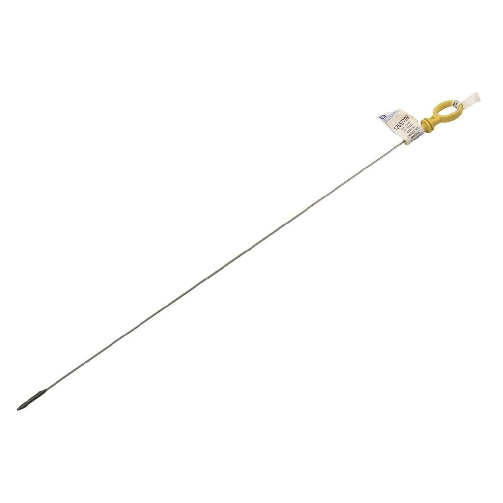 Engine Oil Dipstick For Chevy Hhr 2009 2010 2011 Braided Stainless Steel With Yellow Plastic Handle Part Number 12657799