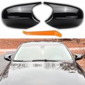 Qlhshop 1 Pair Car Side Mirror Covers Cap Wing Replacement For 2009-2012 Bmw 3 Series E90 E91 E92 E93 318i 320i 325i 330i 