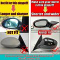 Qlhshop 1 Pair Car Side Mirror Covers Cap Wing Replacement For 2009-2012 Bmw 3 Series E90 E91 E92 E93 318i 320i 325i 330i