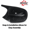 Qlhshop 1 Pair Car Side Mirror Covers Cap Wing Replacement For 2009-2012 Bmw 3 Series E90 E91 E92 E93 318i 320i 325i 330i