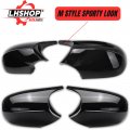 Qlhshop 1 Pair Car Side Mirror Covers Cap Wing Replacement For 2009-2012 Bmw 3 Series E90 E91 E92 E93 318i 320i 325i 330i