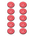 10 Pcs 4 5 In 60 Grit Ceramic Flap Discs Composite Abrasive Wheels For Titanium Alloys Stainless Steel And Carbon Surface 