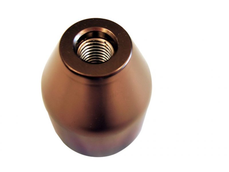 Vms Racing 10x1 25mm Thread 5 Speed Type-r Shift Knob In Blue Titanium Burn Billet Aluminum For Infiniti G20 Jdm