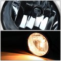 Auto Dynasty Compatible With Sequoia Tundra Pair Of Chrome Housing Amber Corner Headlights Smoked Lens Fog Lights