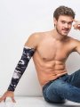 Mudder 9 Pairs Unisex Uv Protection Sleeves Arm Cooling Ice Silk Cover Camouflage Black 