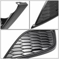 To1039242 Front Fog Light Cover Compatible With Toyota Camry Se 2021-2022 Passenger Right Side Smooth Black