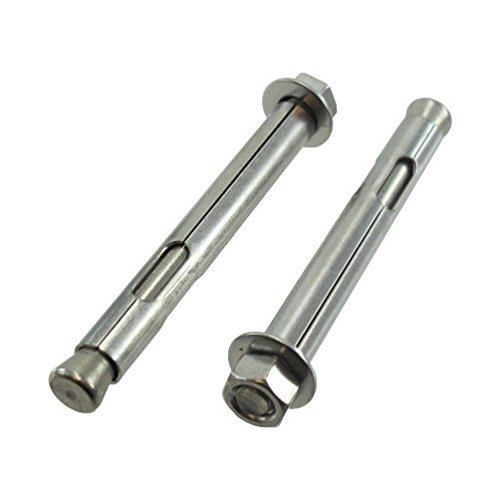 1 2 X 4 Stainless Steel Hex Head Sleeve Anchors Pack Of 12
