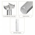 Uxcell Forstner Wood Boring Drill Bit 28mm Dia Hole Saw Carbide Alloy Steel Tip Hex Shank Cutting Tool For Plywood