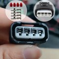 4 Pcs Ignition Coil Pin Plug Connector Waterproof Black Socket Fit For Toyota Lexus Chevrolet Prizm Pontiac Vibe 2000-2010
