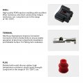 4 Pcs Ignition Coil Pin Plug Connector Waterproof Black Socket Fit For Toyota Lexus Chevrolet Prizm Pontiac Vibe 2000-2010