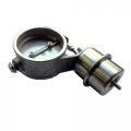Weldable Stainless Steel Exhaust Control Valve Set Vacuum Actuator 2 1 63mm Pipe Close Condition 