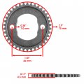 Caltric Camshaft With Adjustor And Chain Kit Compatible Honda Fourtrax 300 Trx300 2x4 1991-2000