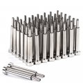 50 Pack Stainless Steel Invisible Receiver And Swage Stud End For1 8 Cable Railing Set Deck Stair Threaded Fitting For Wood 