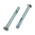 3 8 In X 5 Zinc Plated Flat Head Phillips Sleeve Anchors Box Of 50 For Concrete Masonry Brick And Block 