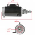 Caltric Starter Compatible With Omc Outboard 586283 585196 585057 Sm59535 5704740-m030sm