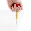 Uxcell Automatic Center Hole Punch Spring Loaded 5 Inch Adjustable Impact Hand Tool For Metal Wood Plastic Cr-v Steel With