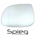 Spieg Driver Side Mirror Glass Replacement For Audi Q5 2009-2016 Q7 2009-2015 Heated With Backing Plate Lh