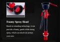 Cgoldenwall Handheld Emergency Eyewash Station 304 Stainless Steel Drench Hose Washer Unit Portable Safety Shower Continuous