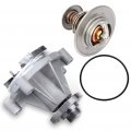 Ocpty Water Pump Thermostat Housing Kit For 1997-2002d E-150 Econoline Club Wagon 5 4l For Ford E-250 5 Oe 20238 252-48y Water
