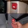Red Aluminum Hood Release Latch Pulling Handle Opener Compatible With 1996-11 Honda Civic 1997-06 Cr-v 2003-11 Element 2006-14