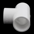 Uxcell Three Way Pvc-u Pipe Fitting Tee Connector Adapter 25mm 5pcs White