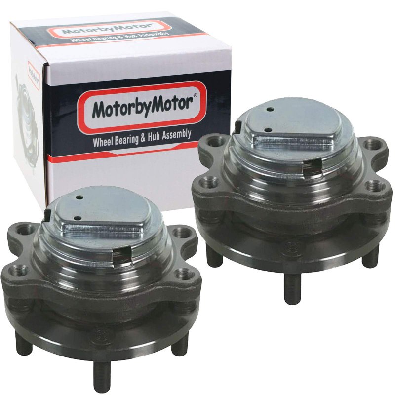 Motorbymotor 513334 Front Wheel Bearing And Hub Assembly 2wd With Abs 5 Lugs Fits For Infiniti Ex35 Ex37 Fx35 Fx37 G25 G35 G37