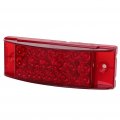 Set Of 4 6 Inch 20 Led Red Len Light Rectangle 801-r Truck Trailer Side Markers Diodes Amber Light 801-a Clearance Light 4 6