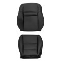 Front Driver Side Bottom Back Replacement Seat Covers Black Microfiber Leather For Honda Accord 2003 2004 2005 2006 2007 
