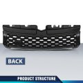 Pit66 Upper Front Grille Grill For Land Rover Range Evoque 2010-2018 Glossy Black