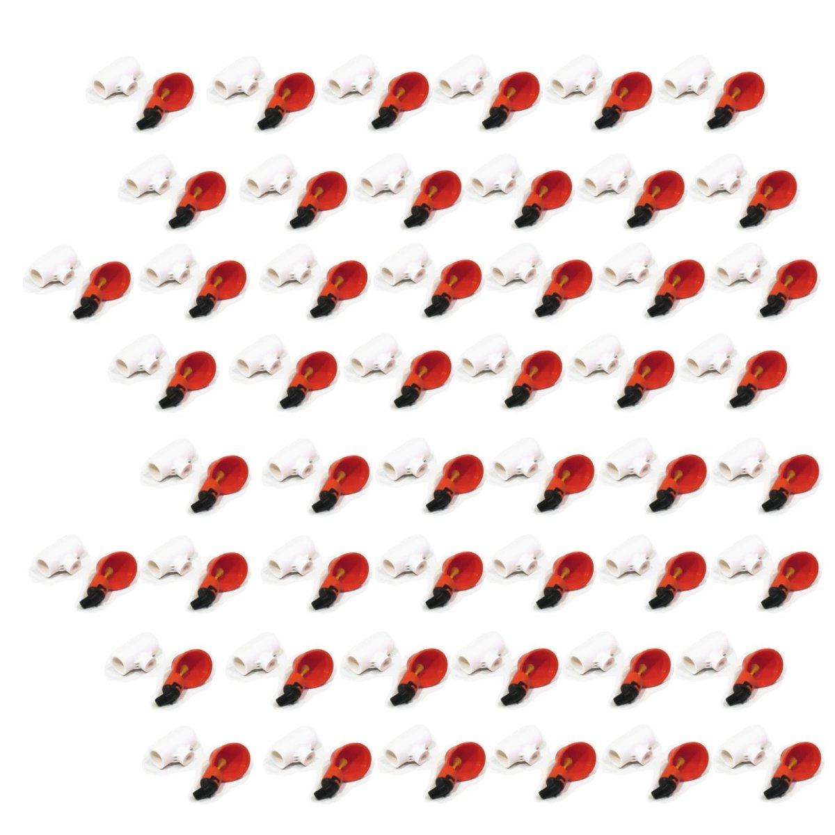 The Rop Shop 50-pack Poultry Water Drinking Cup Pvc Fitting Chicken Hen Automatic Drinker