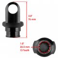 Caltric Front Drive Shaft Yokes And U-joint With Seal Compatible Arctic Cat Prowler 650 4x4 2007-2008