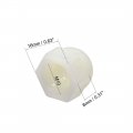 Uxcell Acorn Hex Cap Nuts 10pcs M10 Dome Nylon Hexagon Decorative Nut For Screws Bolts White