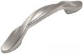 Cosmas 25 Pack 9009sn Satin Nickel Twist Cabinet Hardware Handle Pull 3 Inch 76mm Hole Centers 